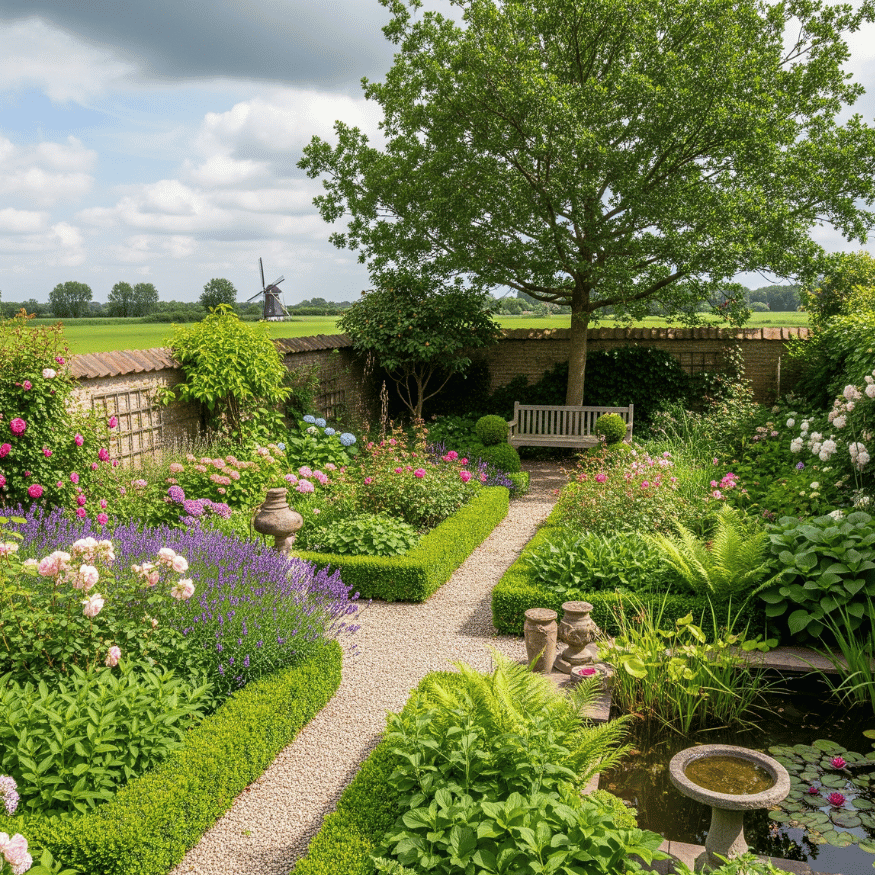 Engelse tuin in udenhout